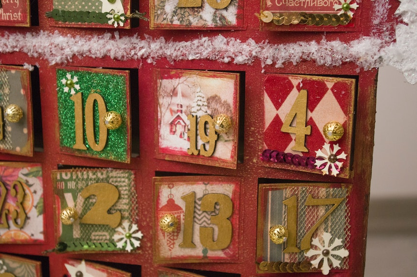 homemade advent calendar